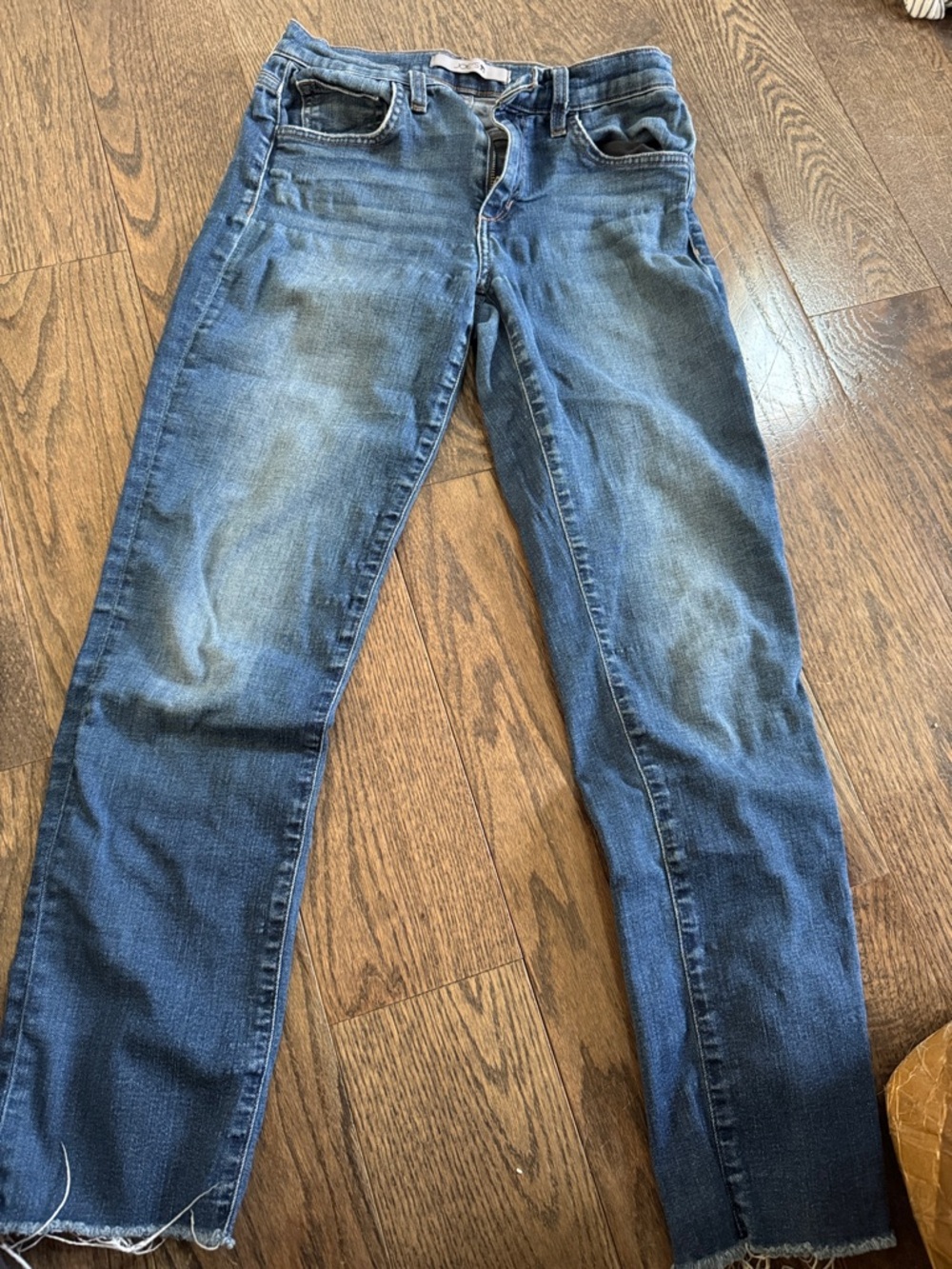 Joe's Jeans Straight Leg Faded Blue Denim